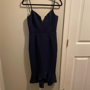 Bardot Navy Blue Dress